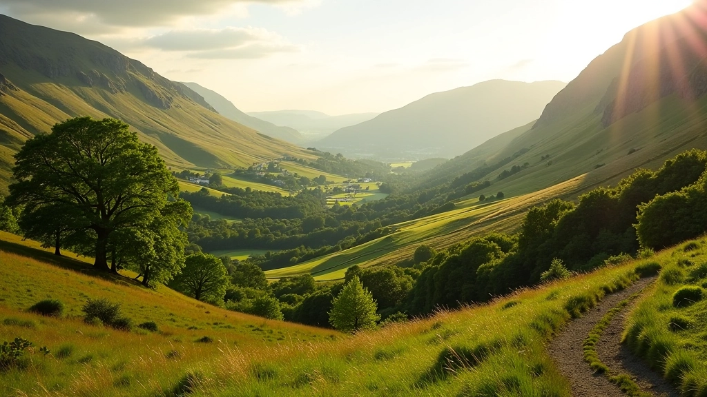 Mountain glen scenery
